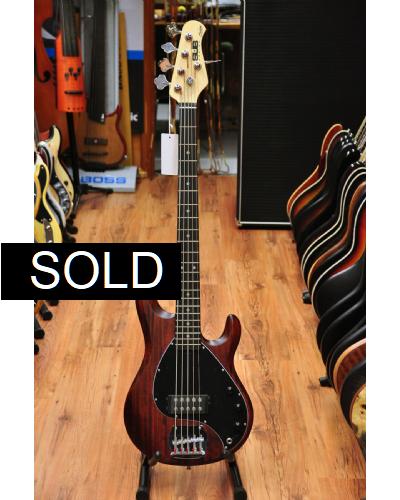 Sterling SUB RAY5  by Music Man Walnut Stain Rosewood